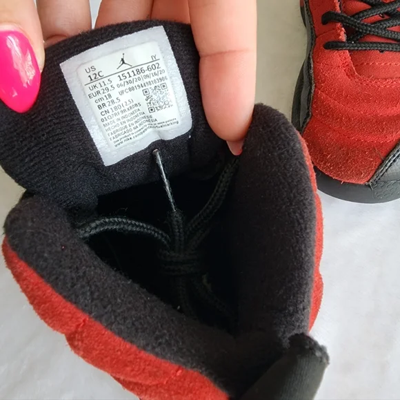Jordan 12 Retro- Varisty Red/Black